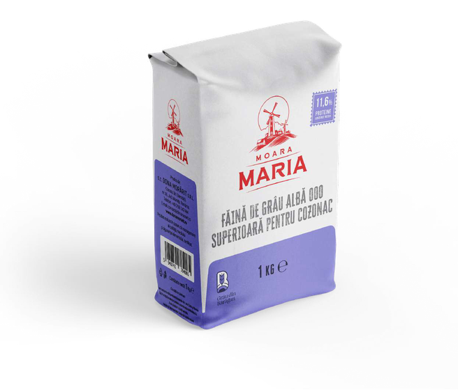 Faina alba 000 superioara pentru cozonac, ambalaj 1 kg